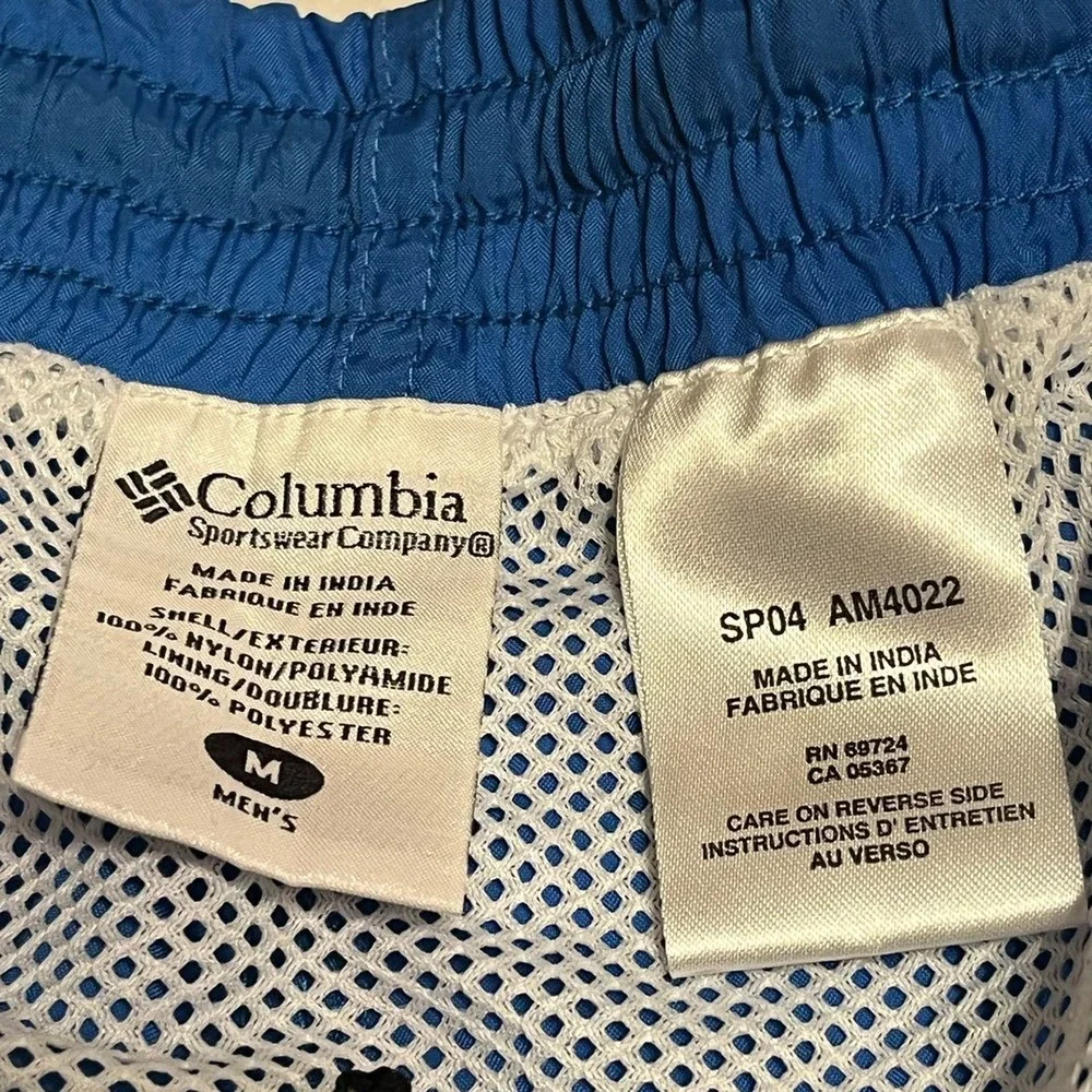 Columbia men's athletic swim shorts size‎ medium Blue Summer Outdoor Vacation